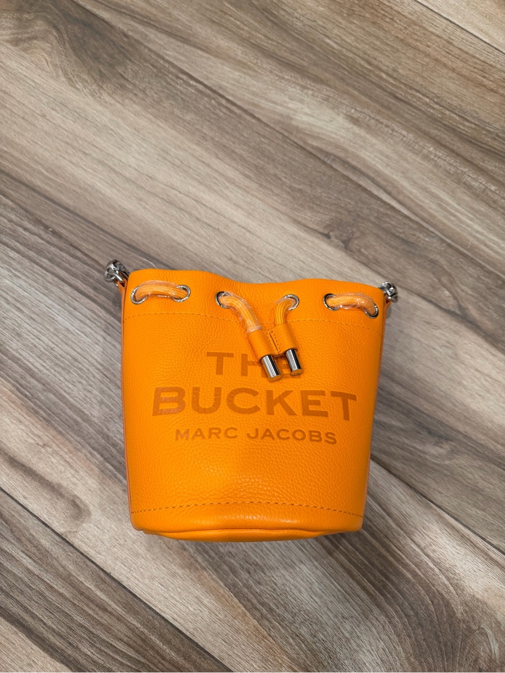 Marc Jacobs Orange Drawstring Bucket Bag